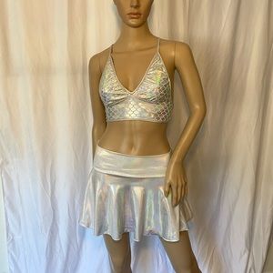 Mermaid crop top